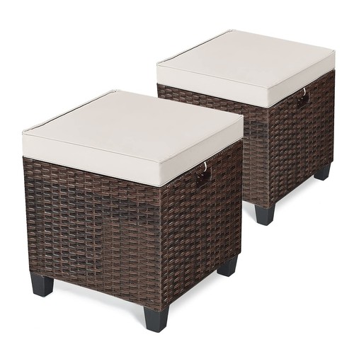 Mayjooy rattan ottoman - mayjooy, 2-piece